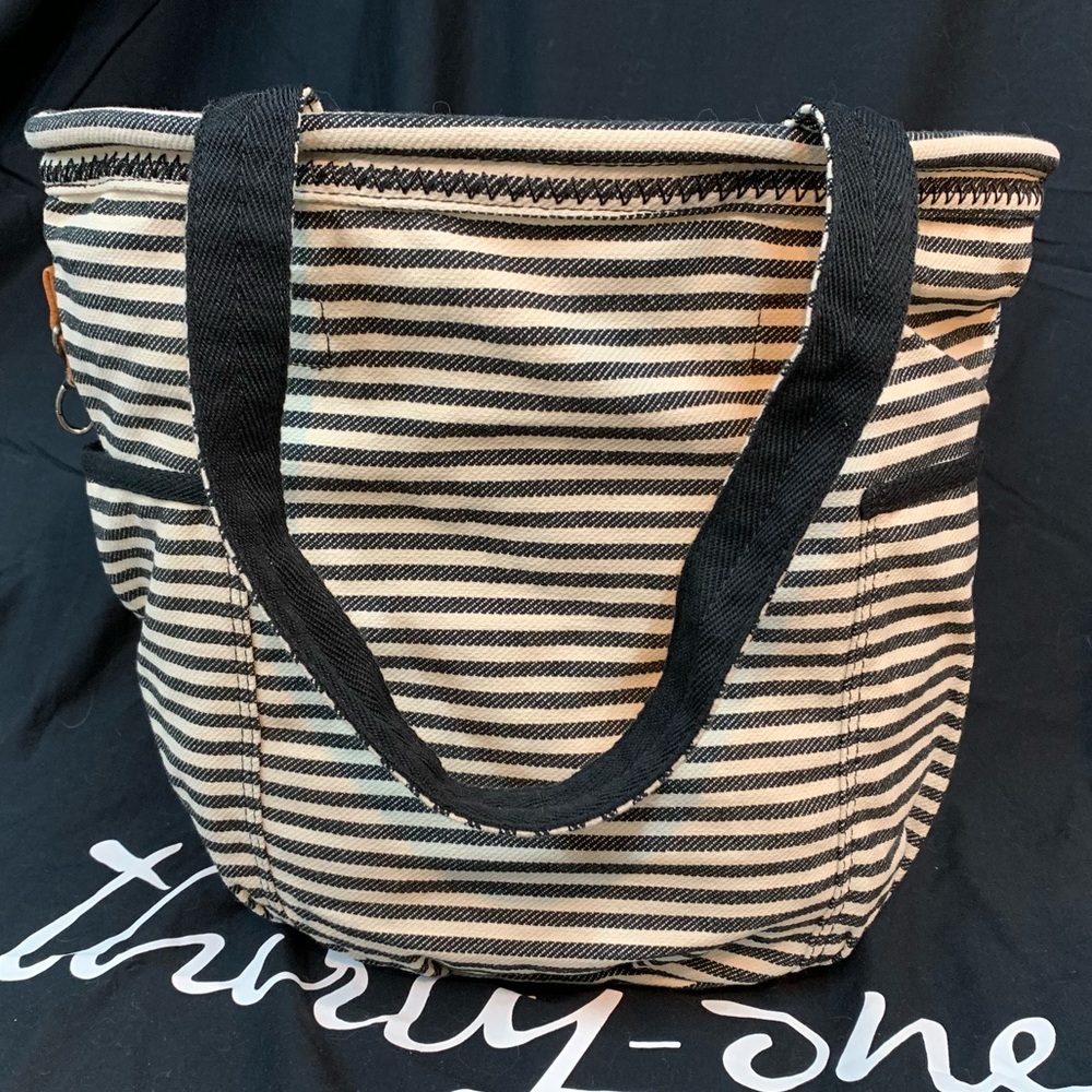 Thirty-One Retro Metro Bag - Twill Stripe